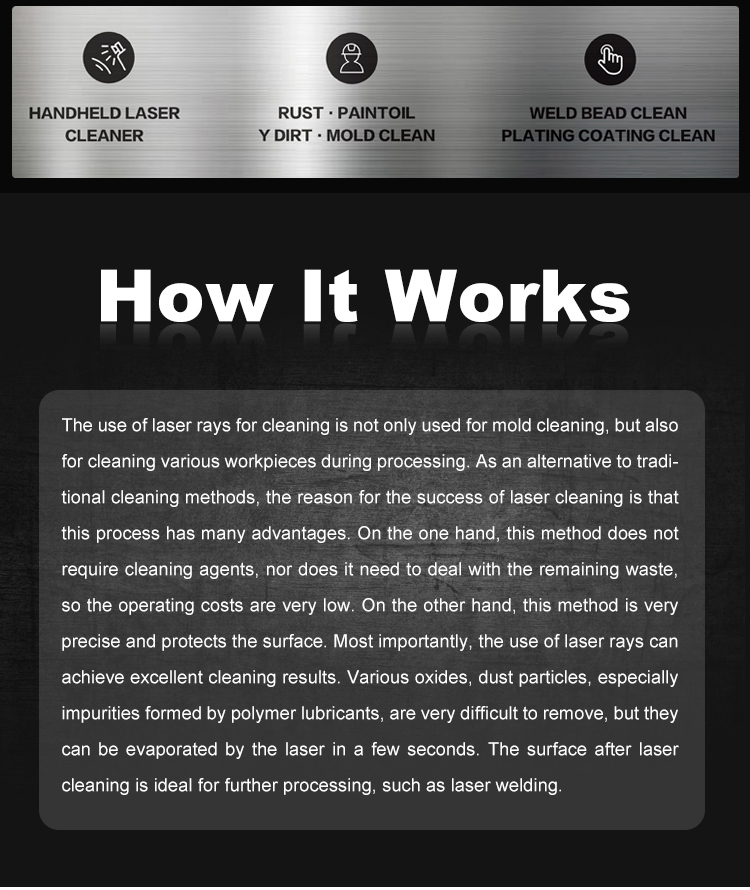 Efficient Handheld Laser Cleaning Machine  Efficient Handheld Laser Cleaning Machine