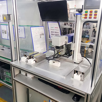 Máquina de marcação a laser para remoção e purificação de poeira