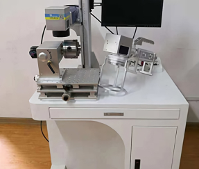 Máquina de marcação a laser circunferencial de eixo