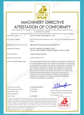 laser marking machines certification