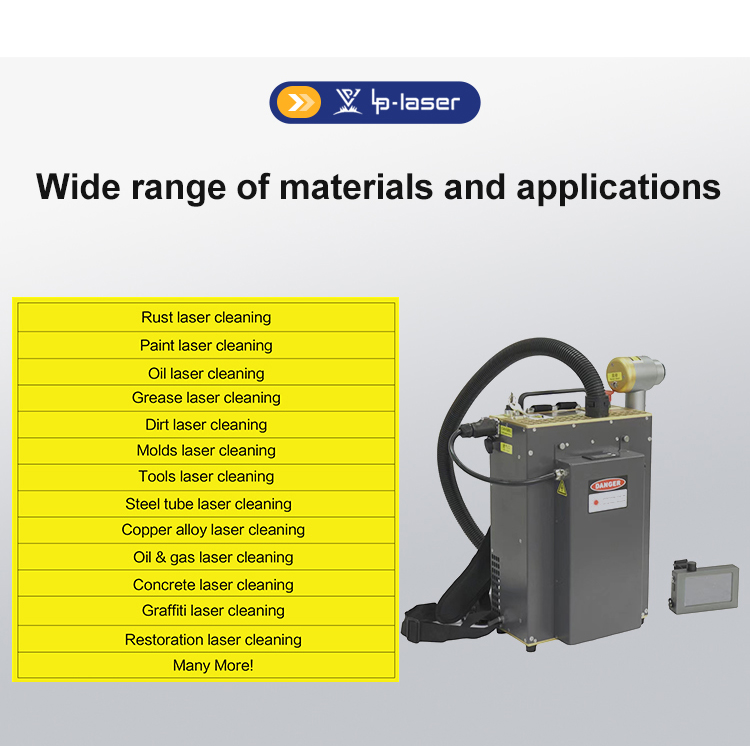 Efficient Backpack Laser Cleaning Machine  Efficient Backpack Laser Cleaning Machine