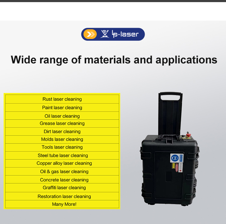 Versatile portable laser cleaning machine Versatile portable laser cleaning machine